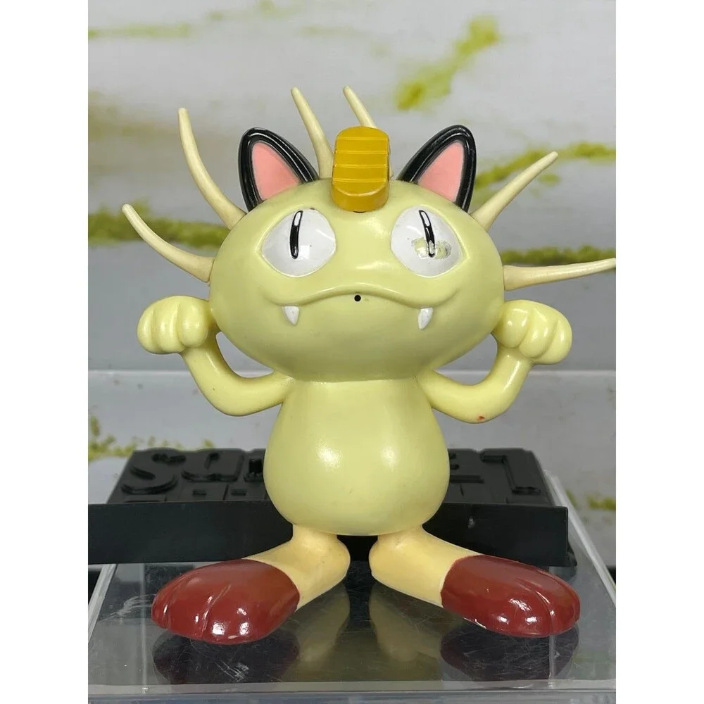 Pokemon TOMY Meowth Electronic Figure 1998 Vintage Nintendo (Not Tested)